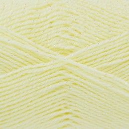 King Cole Baby Glitz DK Double Knit Pastel Colours Weight 100g Lemon
