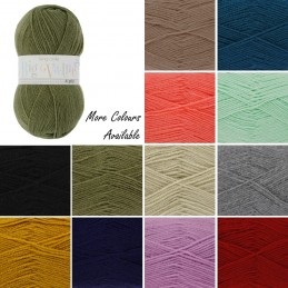 King Cole Big Value 4Ply 100% Premium Acrylic Weight 100g