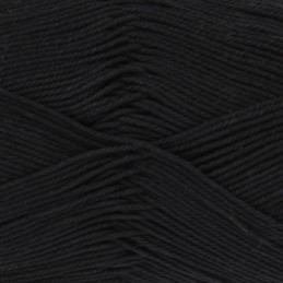 King Cole Giza Cotton 4 Ply Knitting Yarn Knit Craft Wool Crochet 50g Ball Black