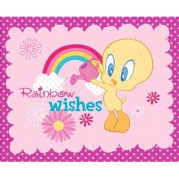 Rainbow Wishes Looney Tunes 100% Cotton Fabric