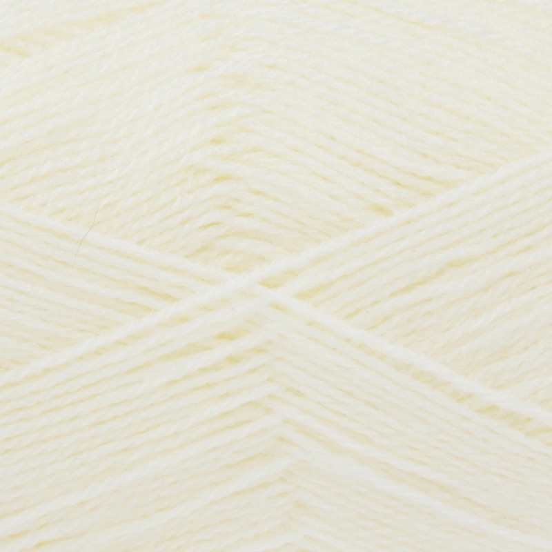 King Cole Big Value Baby 3Ply Wool Yarn 100% Premium Acrylic Weight 100g Cream