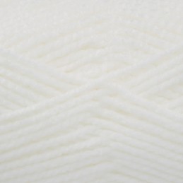King Cole Big Value Baby Chunky Wool Yarn 100% Premium Acrylic Weight 100g White 