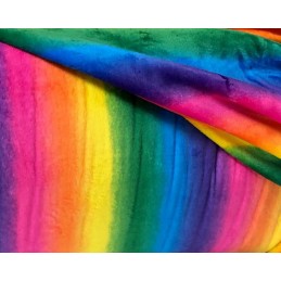 Rainbow Super Soft Cuddle Fleece Pet Blanket Pride LGBT 147cm Wide