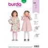 Burda Sewing Pattern 9332 Style Child's and Toddler's Button Up Dress