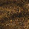 100% Cotton Poplin Fabric Rose & Hubble Leopard Or Lynx Animal Skin Print Safari