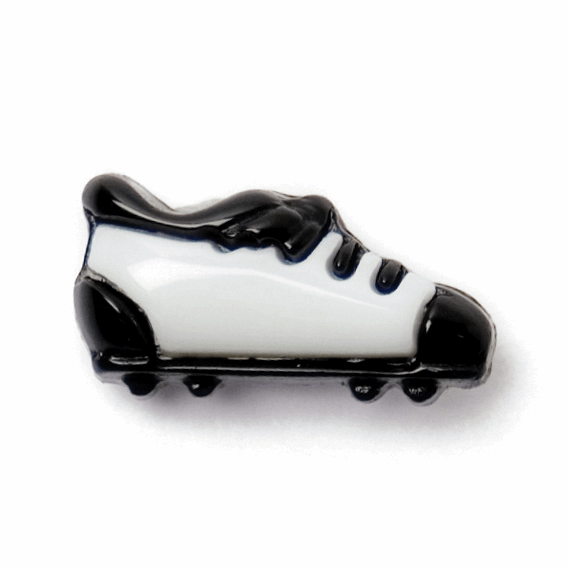 ABC Buttons 1 x 15mm Football Boots Button Soccer Shank 24 Lignes