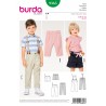 Burda Sewing Pattern 9365 Style Children's Smart Fitted Shorts and Trousers