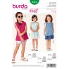Burda Sewing Pattern 9416 Style Infant Toddlers Summer Dress and Top