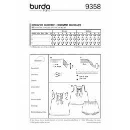 Burda Style Infant Toddlers Summer Dress and Shorts Sewing Pattern 9358