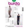 Burda Sewing Pattern 7022 Men's Smart Business Trousers Office Wear