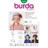 Burda Style Toddler and Child Summer Casual Hat Sewing Pattern 9496