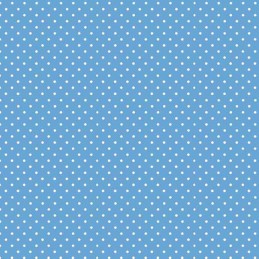 Cobalt Basic Spot Polka Dots 100% Quality Cotton Quilting Patchwork Fabric (Makower)