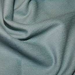 Mint Plain 21 Wale Cotton Corduroy Fabric John Louden Soft Needlecord 140cm Wide