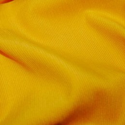 Yellow Plain 21 Wale Cotton Corduroy Fabric John Louden Soft Needlecord 140cm Wide