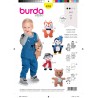 Burda Sewing Pattern 6395 Style Babies & Toddlers Stuffed Animals