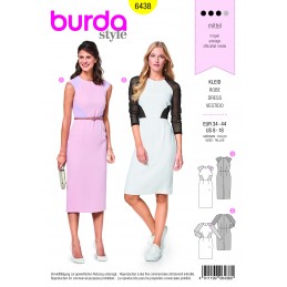 Burda Sewing Pattern 6363 Woman's Loose Fitting Traditional Style Dress
