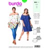 Burda Sewing Pattern 6446 Woman's Plus Size Blouse and Tunic