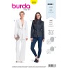 Burda Sewing Pattern 6376 Style Woman's Stylish Blazers with Belt