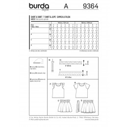 Burda Sewing Pattern 9360 Style Child's Simple Summer Stylish Dress