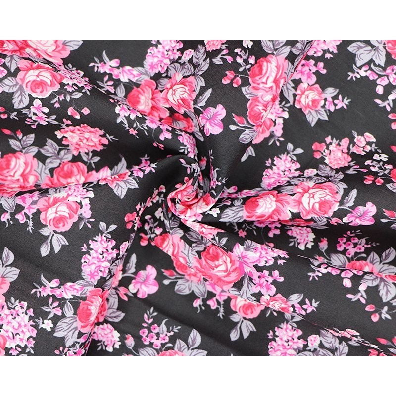 100% Cotton Fabric Becky's Beautiful Blooms Bunched Floral Flowers ...