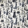 100% Cotton Patchwork Fabric Nutex Vintage Victorian Ladies Evening Wear