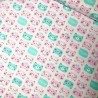 100% Cotton Patchwork Fabric Timeless Treasures Happy Cat Faces Meow