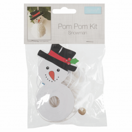 Christmas Festive Xmas Character Pom Pom Making Kit Decoration Crafts Snowman