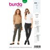 Burda Style Sewing Pattern 6251 Women's Skinny Stretch Trousers Leggings