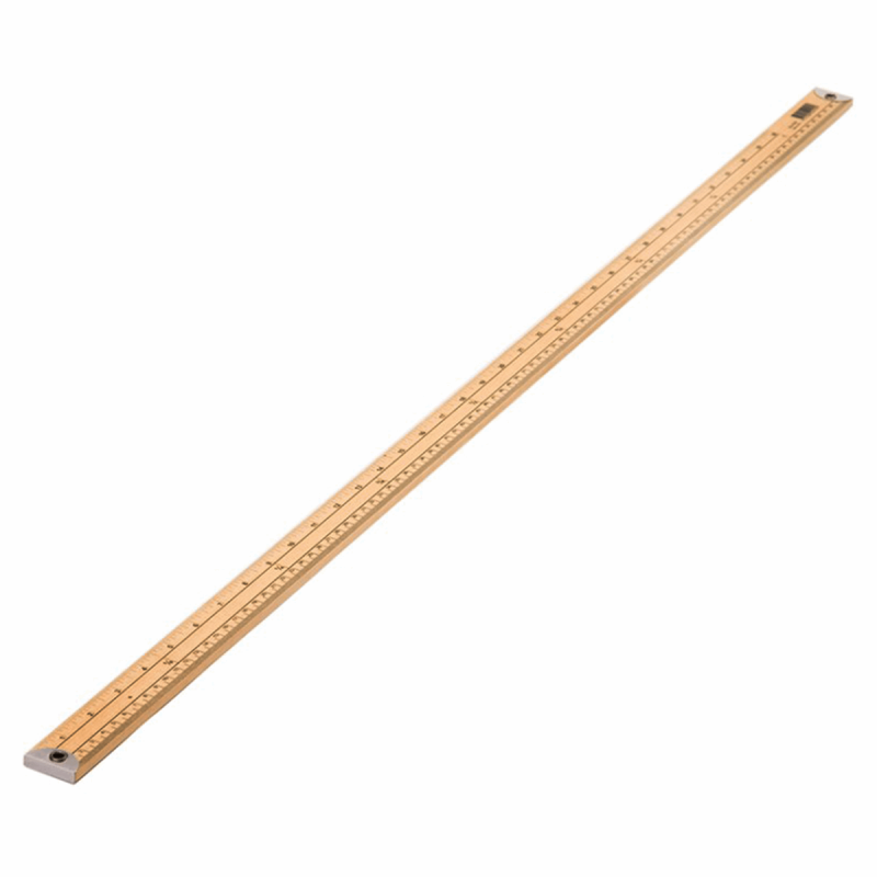 Wooden Metre Ruler Stick Imperial / Metric Sew Easy