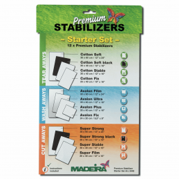 Madeira Stabilizer Starter Kit 12 Assorted