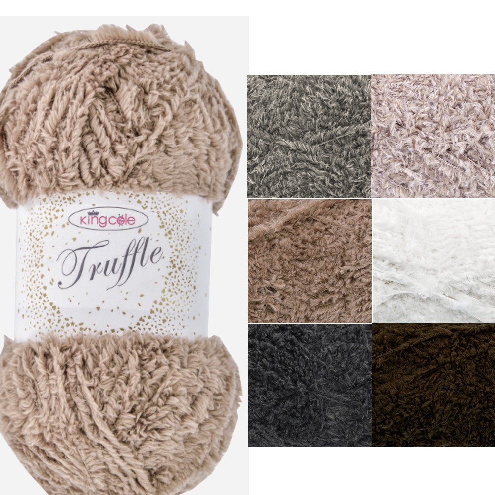 Salted Caramel Dough King Cole Truffle Knitting Yarn Wool 100g Ball Knit