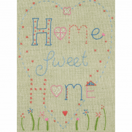 Home Sweet Home Anchor Embroidery Kit Starter Wedding Cupcakes Birdcage Keys Home Sweet Home