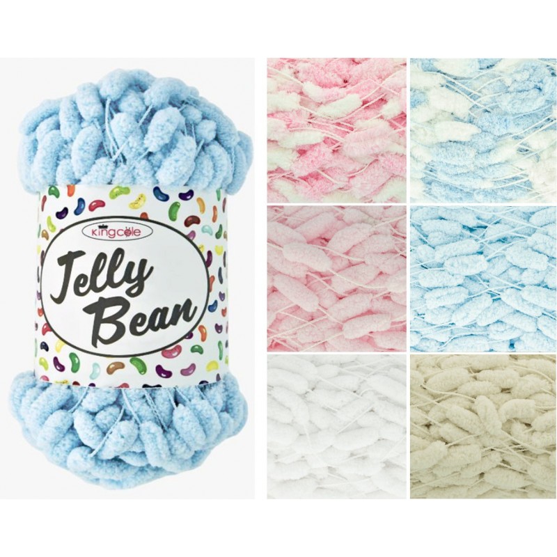 King Cole Jelly Bean Knitting Novelty Yarn Knit 200g Ball