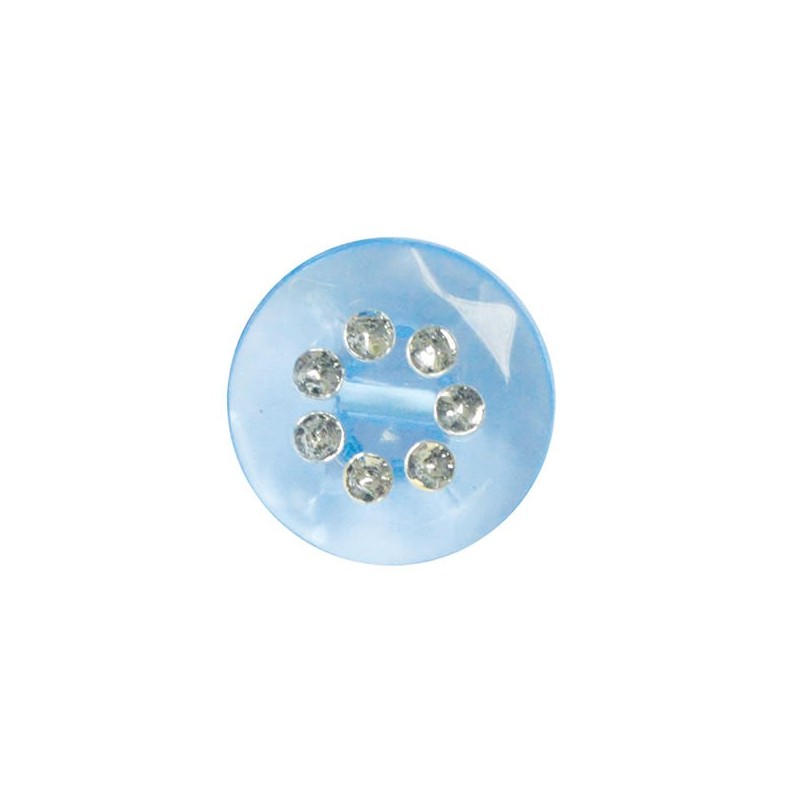 Finestyle Faux Diamante Acrylic Button Round Shank 11mm or 15mm