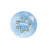 Finestyle 1 x Faux Diamante Acrylic Button Round Shank 11mm or 15mm