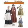 Simplicity Sewing Pattern 3723 Womens Historical Costume Pilgrim
