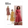 Butterick Sewing Pattern B6702 Misses' Fitted Bodice & Flared Skirt Dress