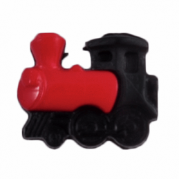 Red ABC Buttons 17mm Steam Train Button Nylon Shank 27 Lignes