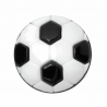 1 x 15mm Football Button Nylon Shank 24 Lignes