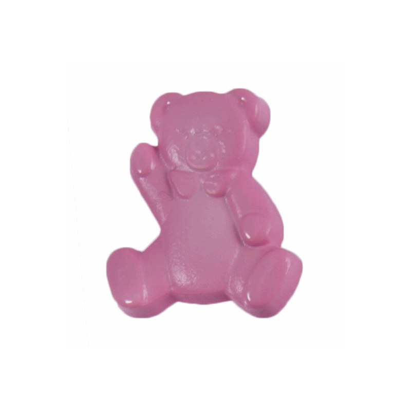 ABC Buttons 15mm Baby Teddy Bear Waving Button Nylon Shank 25 Lignes