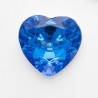 Fine Style 1 x Heart Shaped Crystal Effect Sparkly Button Acrylic 2 Hole