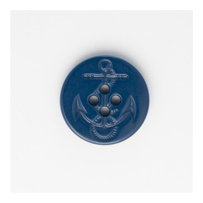 Nautical Ships Anchor Moulded Button Plastic Shank Child Baby Craft Sewing