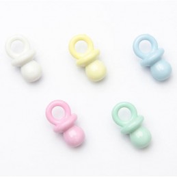 Baby Dummy Button 20mm x 12mm Plastic Novelty