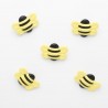 1 x Bumble Bees Button 25mm x 20mm Plastic Shank Novelty Buttons