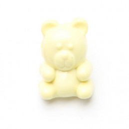 Yellow 1 x Childrens Teddy Bear Button 15mm Plastic Shank Novelty