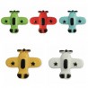 Trimits 1 x Aeroplane Stars Button 18mm Plastic Shank Novelty Plane
