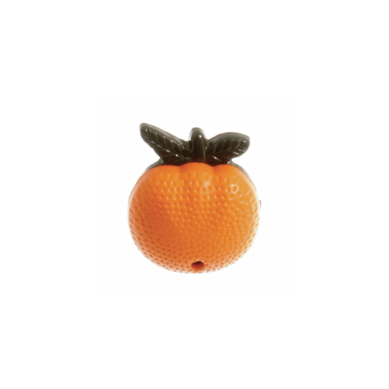 Trimits 1 x Orange Fruit Button 18mm Shank Novelty Buttons