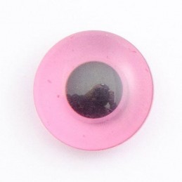 Pink 1 x Animal Eyes Round Shank Novelty Buttons Decoration Only Not For Toys Use