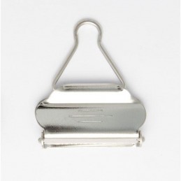 Silver 40mm Bib and Brace Dungaree Fasteners Clips Buckles