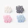 Baby Elephant Button 14mm Plastic Shank Novelty